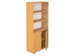 Шкаф 5-уровневый со стеклом 2010 мм ШКФ5.32в