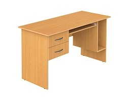 Стол для учителя компьютерный с подвесной тумбой 1400 мм (мод.1)