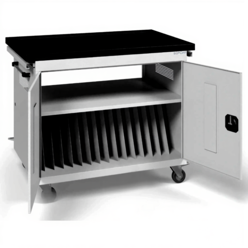 Тележка для хранения 16 ноутбуков и планшетов 17,3 дюймов