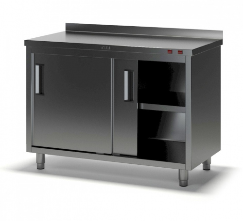 Стол-купе тепловой СТ-2 с бортом (1500х600х870)