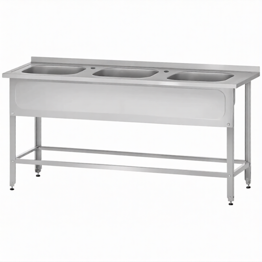 Ванна ВМЦн 860х1500х700  3 м/о, борт, отв. д/смесит., экран (ножка проф., тр. 40х40)