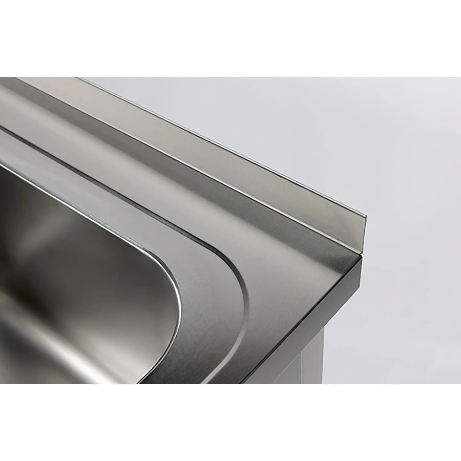 Ванна моечная цельнотянутая с рабочей поверхностью с бортом ВМЦР/1-10/6-БП