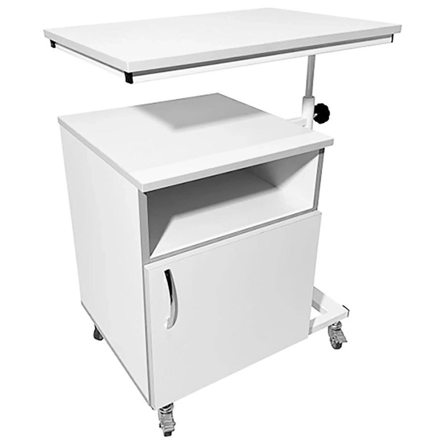 Тумба медицинская MD ТМ 13.03 с поворотным столиком (белый)