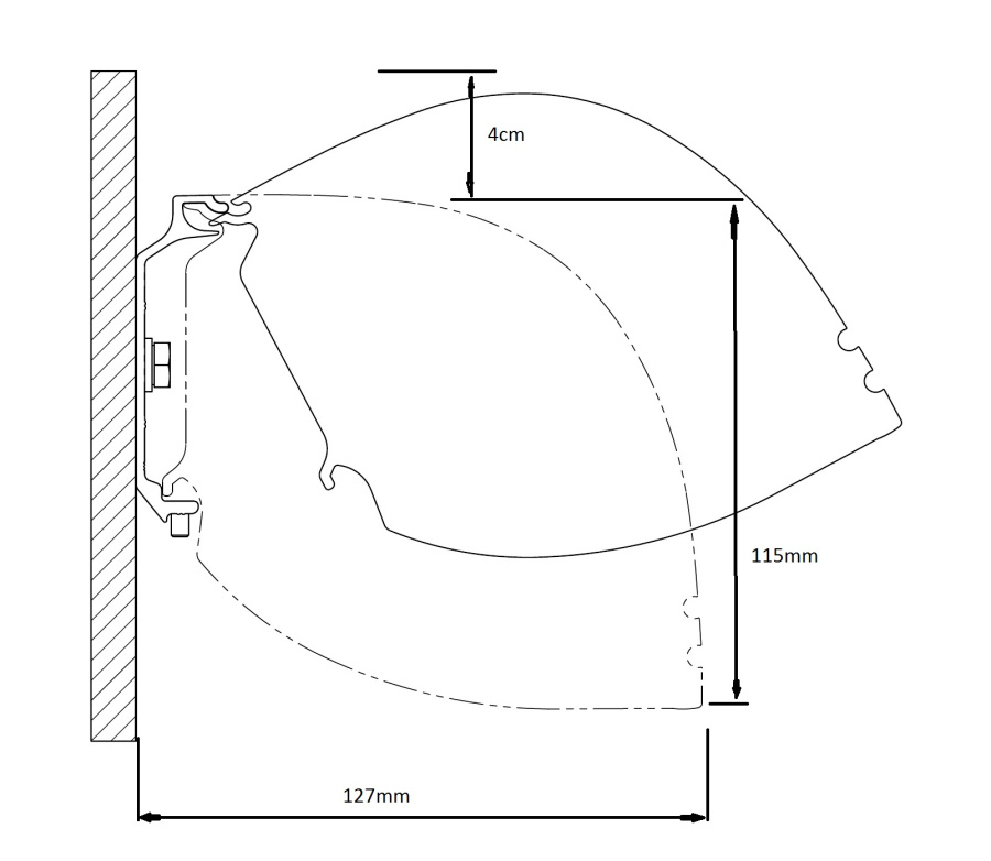 Kauber Red Label Tensioned BT Cinema 113" 16:9 141x250 дроп 50 см. Microperf MW