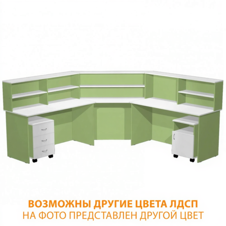 Стол-барьер рабочий ПМ-3 (ЛДСП белый)