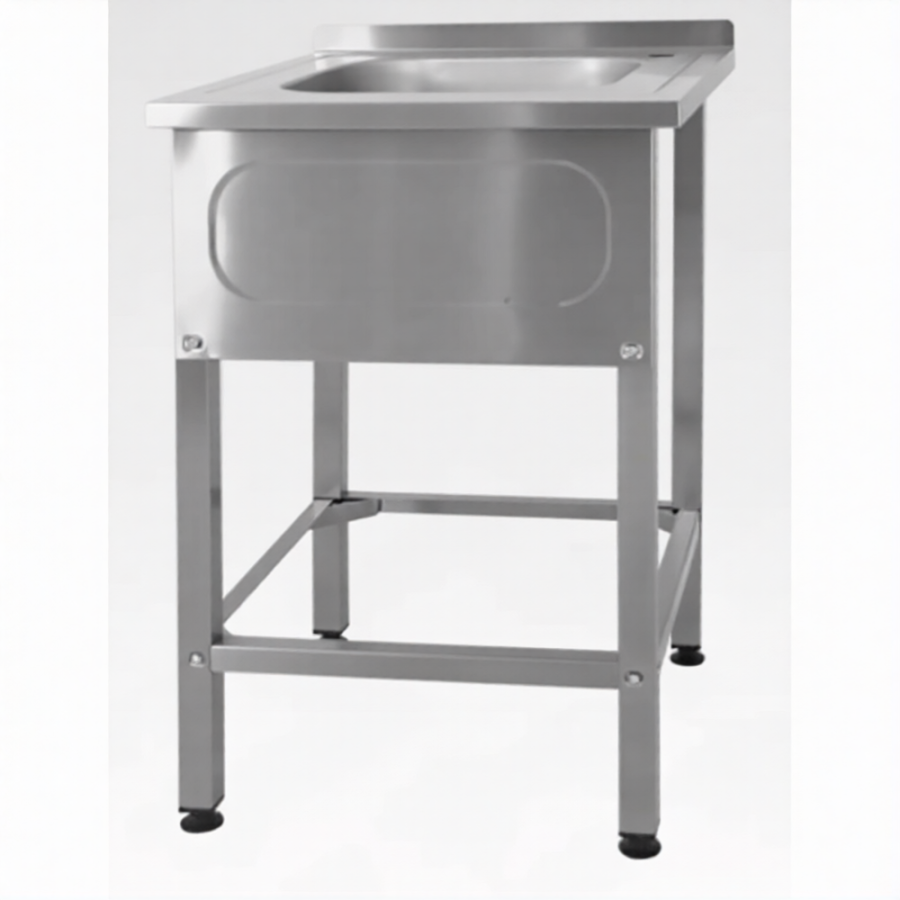 Ванна ВМЦн 860х600х700  1 м/о, борт, отв. д/смесит., экран (ножка угловая)