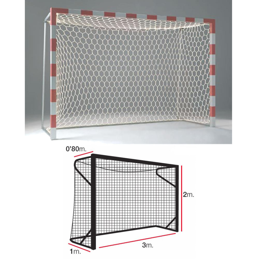 Сетка футзальная/гандбольная EL LEON DE ORO, ячейка 12х12 см