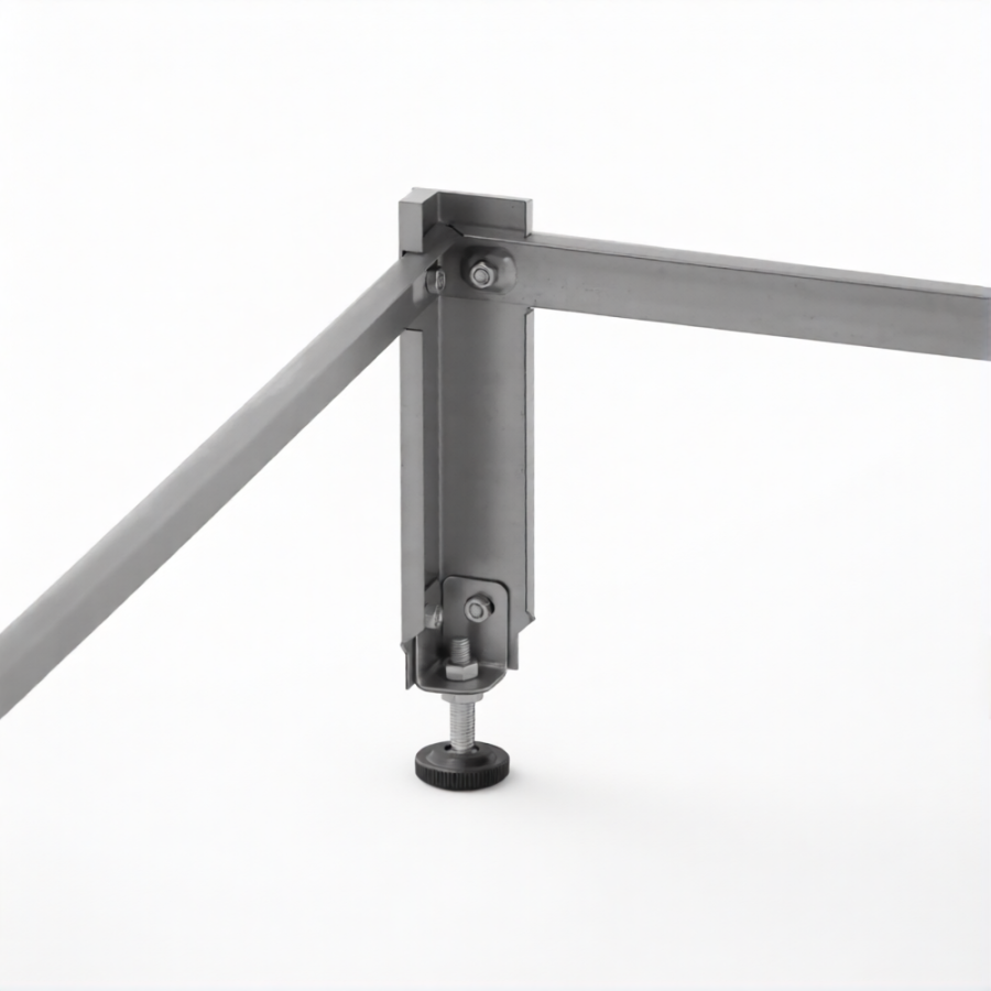 Ванна моечная ВМСн 530/2  2 м/о 430х430х300 (полка с 2-мя отв., борт; ножка угл.)