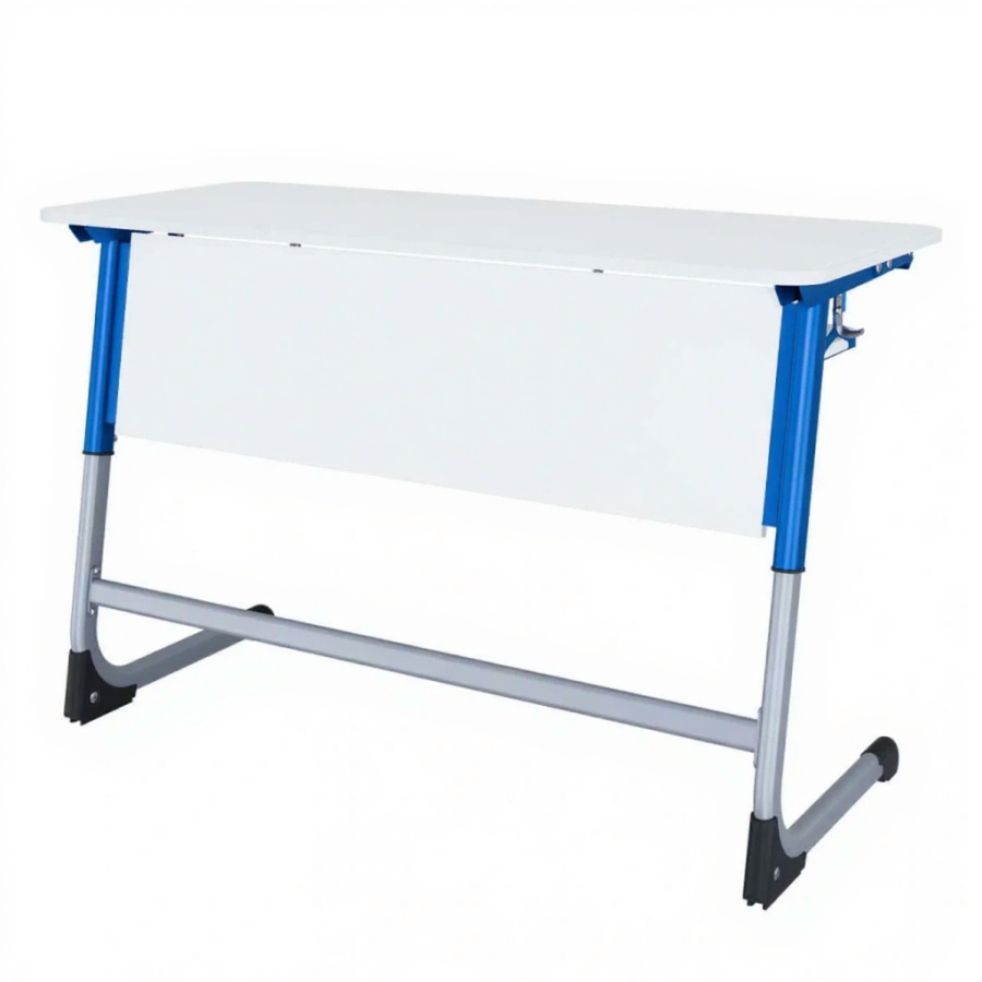 Парта 2М Smart с регулировка угла наклона/полкой (ЛДСП)