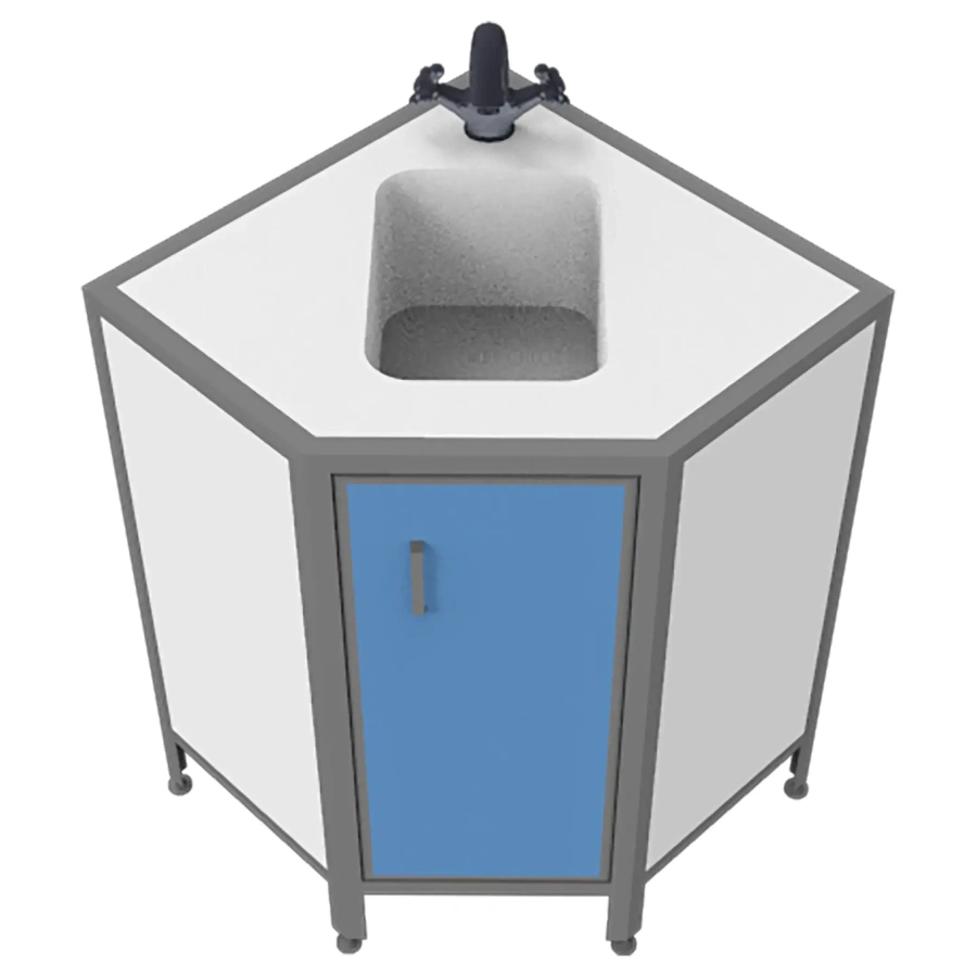 Стол-мойка лабораторная MED 13.002al (белый)