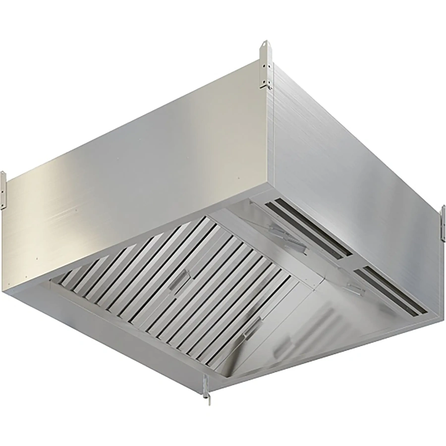 Зонт приточно-вытяжной пристенный ЗПВПКП-25/08 с подсветкой