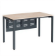 Офисный стол «СМАРТ» подстолье «П» профиль 40x40 столешница 16 мм /лдсп экран