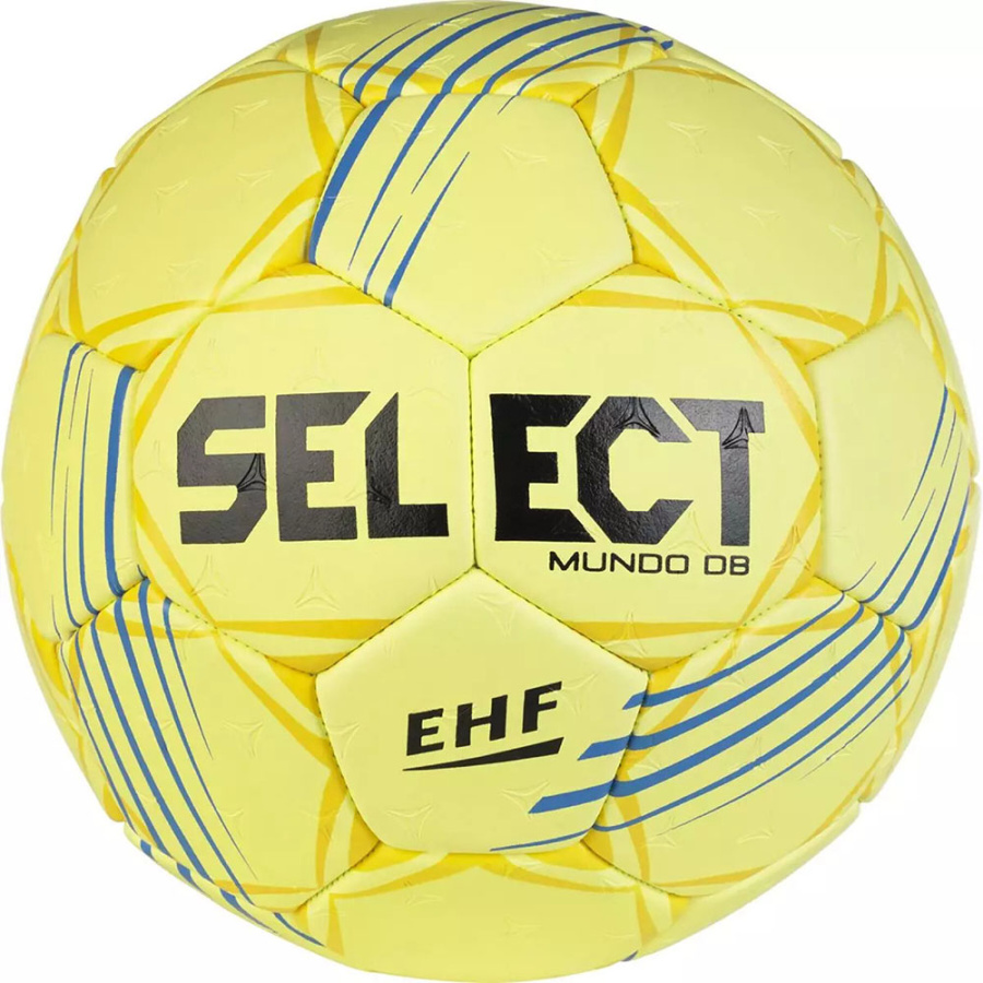 Мяч гандбольный SELECT Mundo V24, EHF Approved, Размер 2, Цвет Желтый